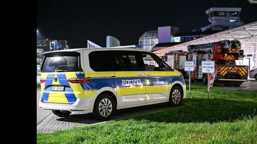 ドイツの空港であやしいドローンが見つかる