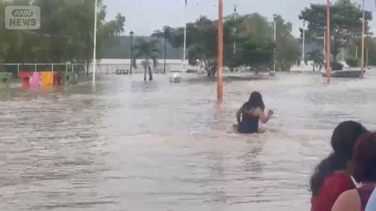 メキシコで大雨　たくさんの人がなくなり、家もこわれる