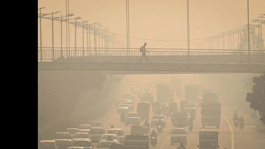 ディワリのあと、ニューデリーの空気がとても悪くなる