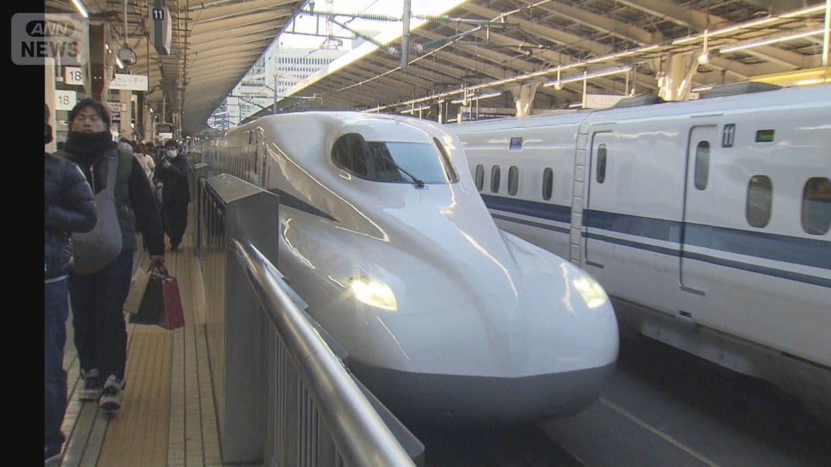 年末年始の新幹線のきっぷがたくさんうれました