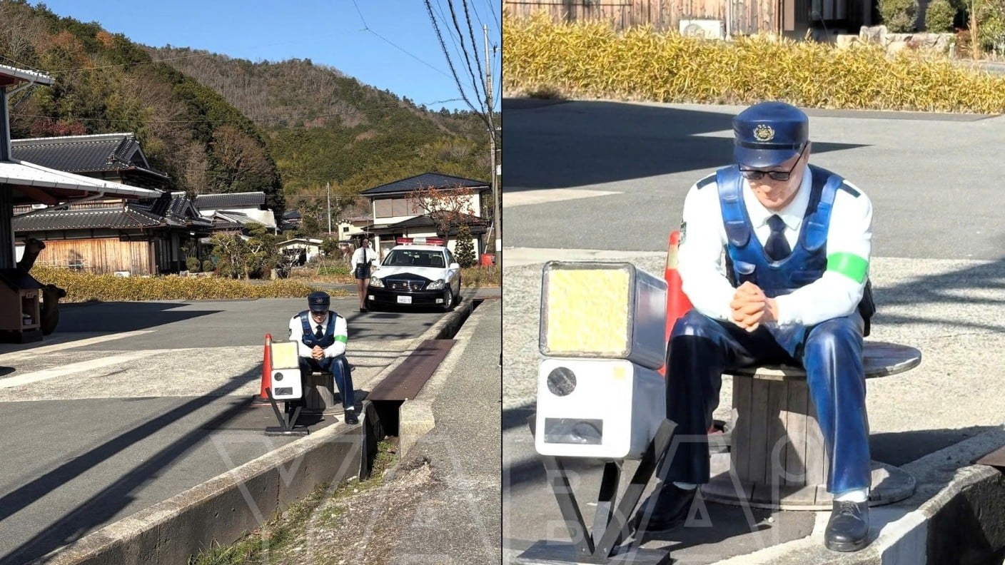 マネキンの警察官