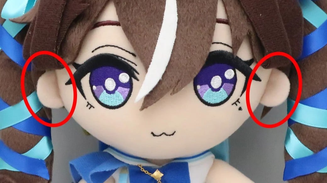 ウマ娘のぬいぐるみ、耳が4つでメーカーが謝まる