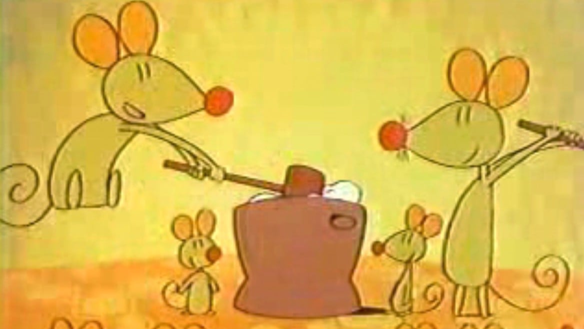 やさしいおじいさんとねずみ