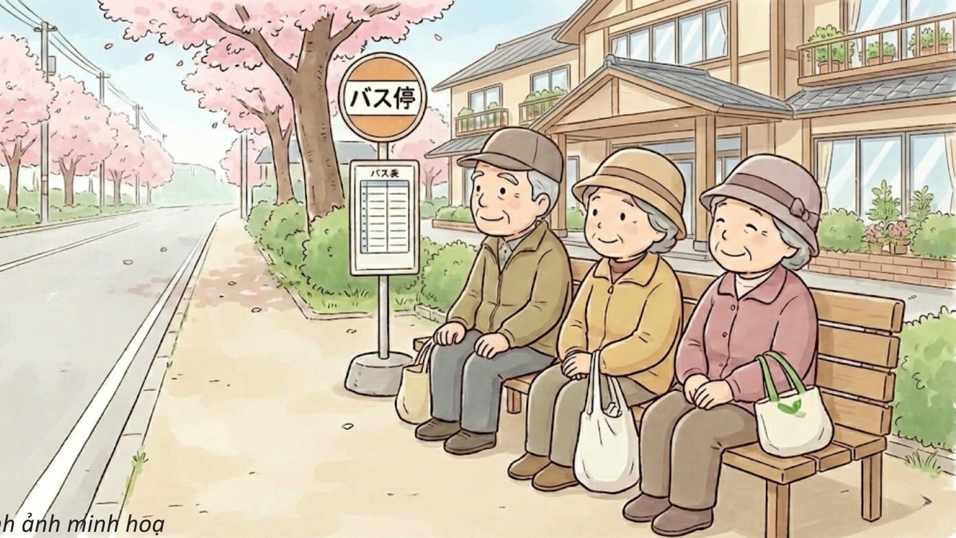 バスが来ないバスていができました