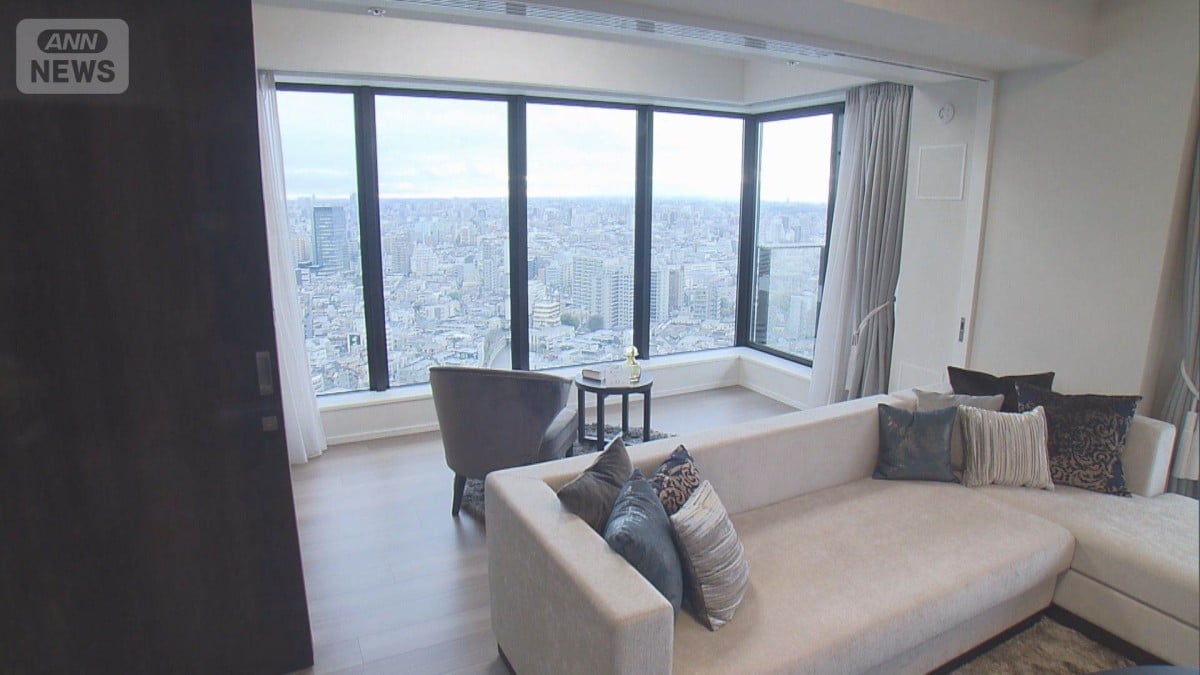 東京23区のマンションの家賃が1㎡で5000円をこえました